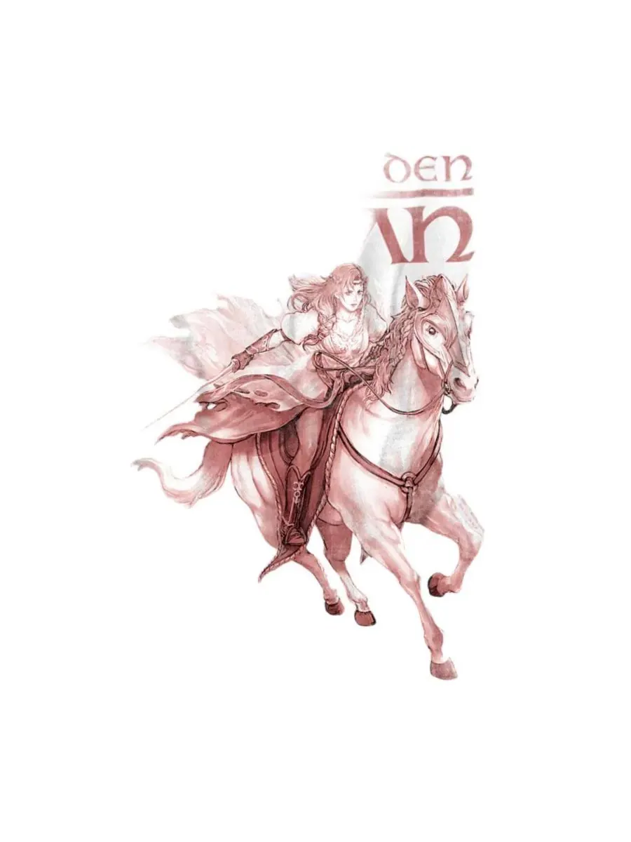 Футболка с длинным рукавом War Of The Rohirrim Maiden Horse Run Lord Of The Rings — изображение 2 из 3, белый