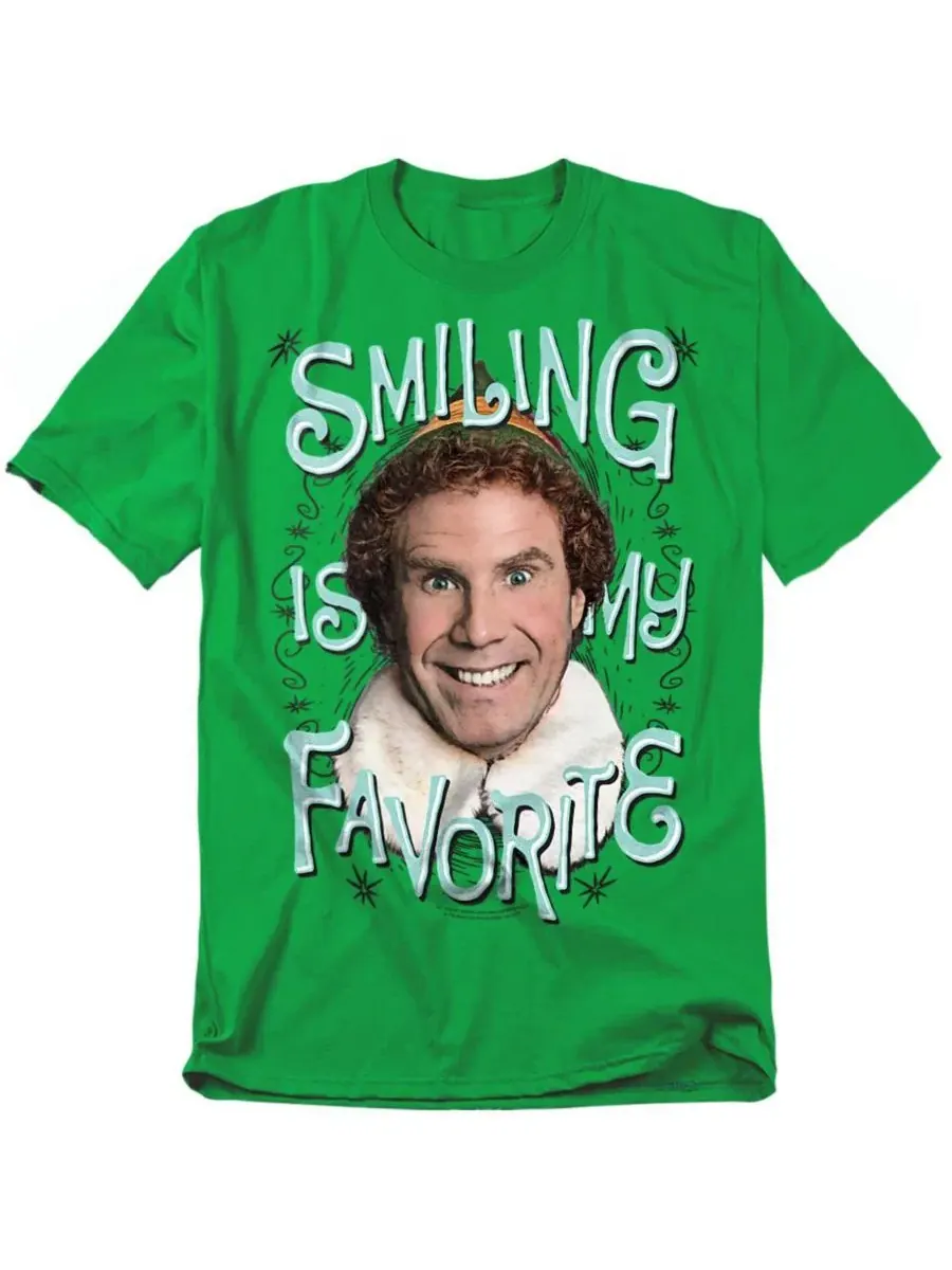 Футболка с принтом Smiling Elf