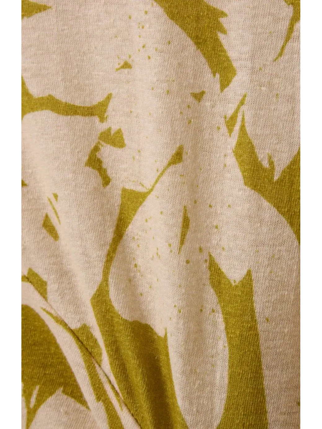 Платье миди из джерси с завязкой по боку Celtic & Co., Moss Floral — изображение 6 из 8