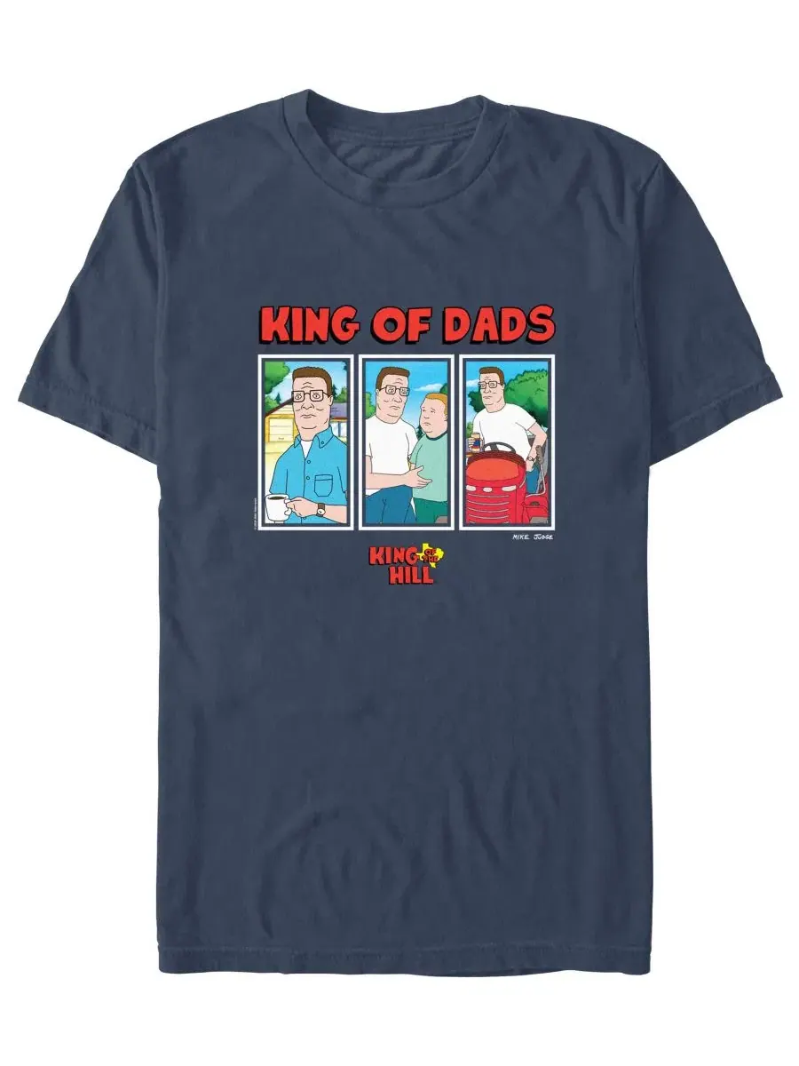 Футболка с принтом King Of Dads Fifth Sun — изображение 1 из 3, темно-синий