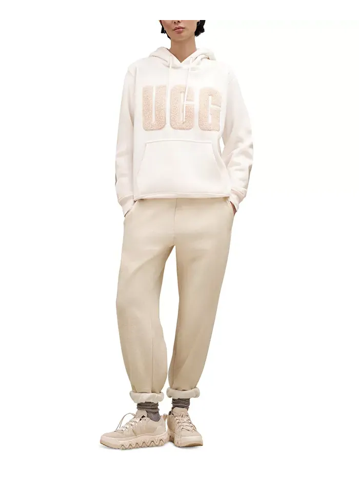 Женские классические флисовые спортивные брюки с застежкой-молнией UGG