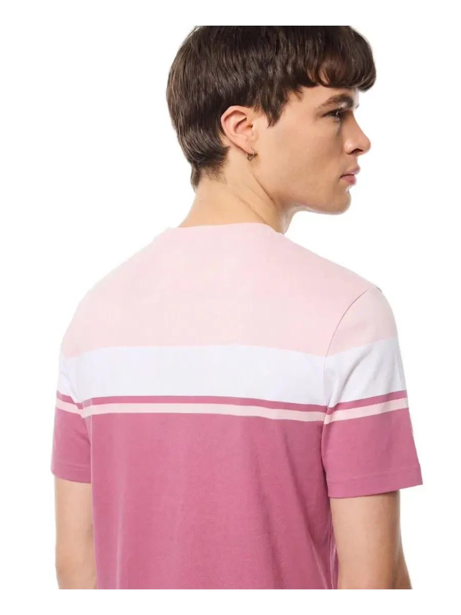 Футболка с двойной полосой Damarindo Sergio Tacchini — изображение 3 из 4, бежевый