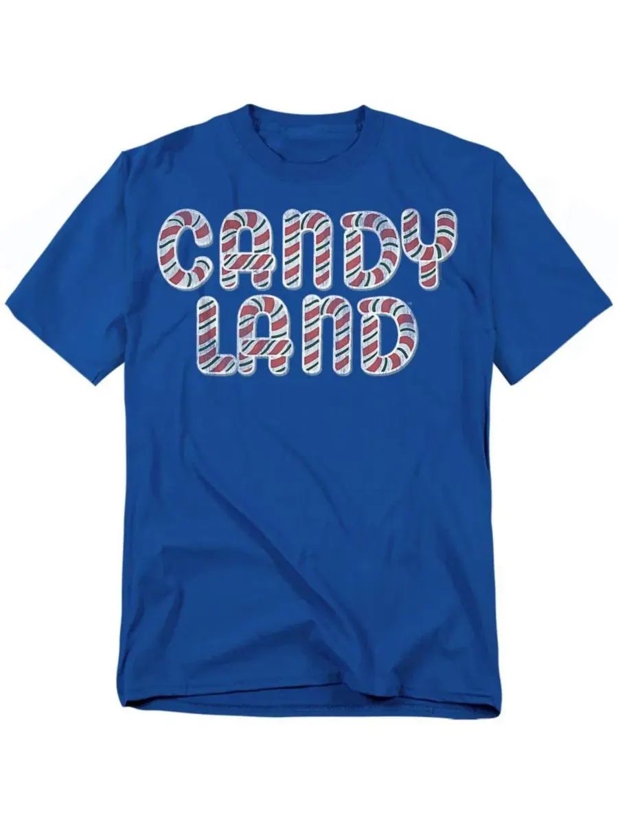 Футболка с принтом Candy Land Sign Hasbro+ — синий