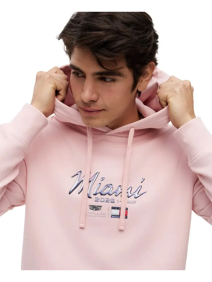 Худи Tommy Hilfiger x Cadillac F1 Miami Graphic — изображение 3 из 4, розовый