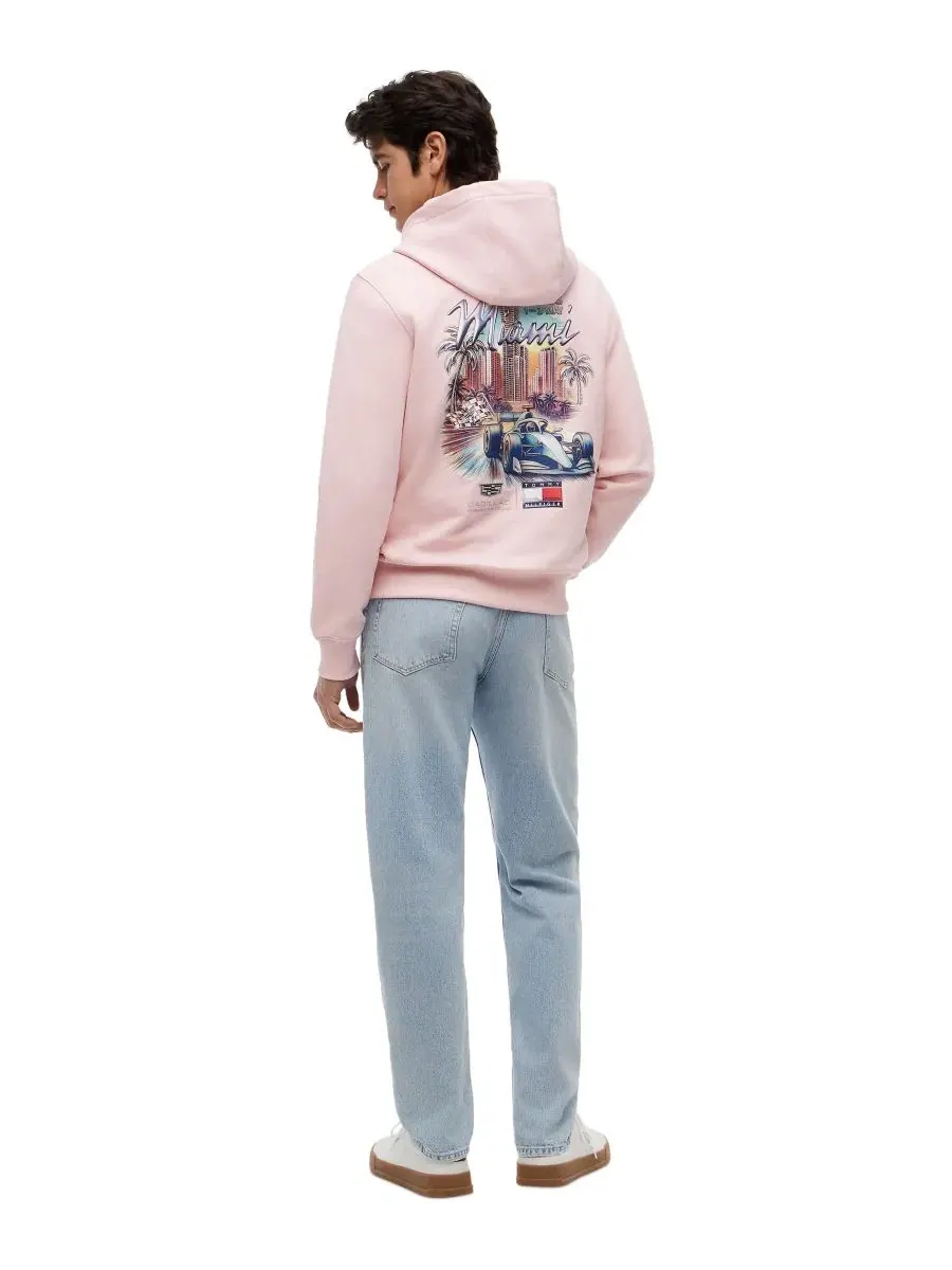 Худи Tommy Hilfiger x Cadillac F1 Miami Graphic — изображение 4 из 4, розовый