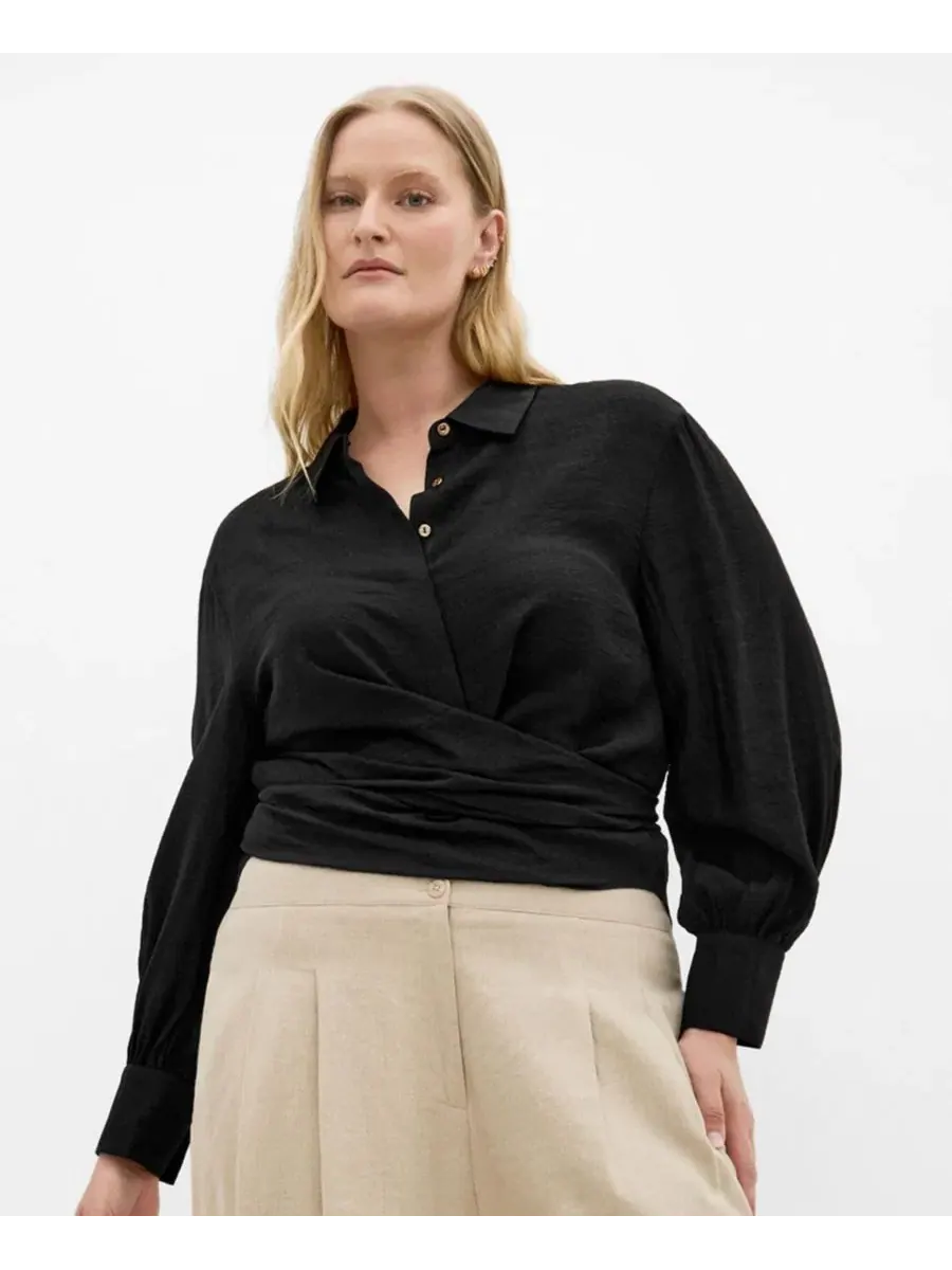 Женская рубашка Rosabella City Chic — изображение 1 из 5, черный