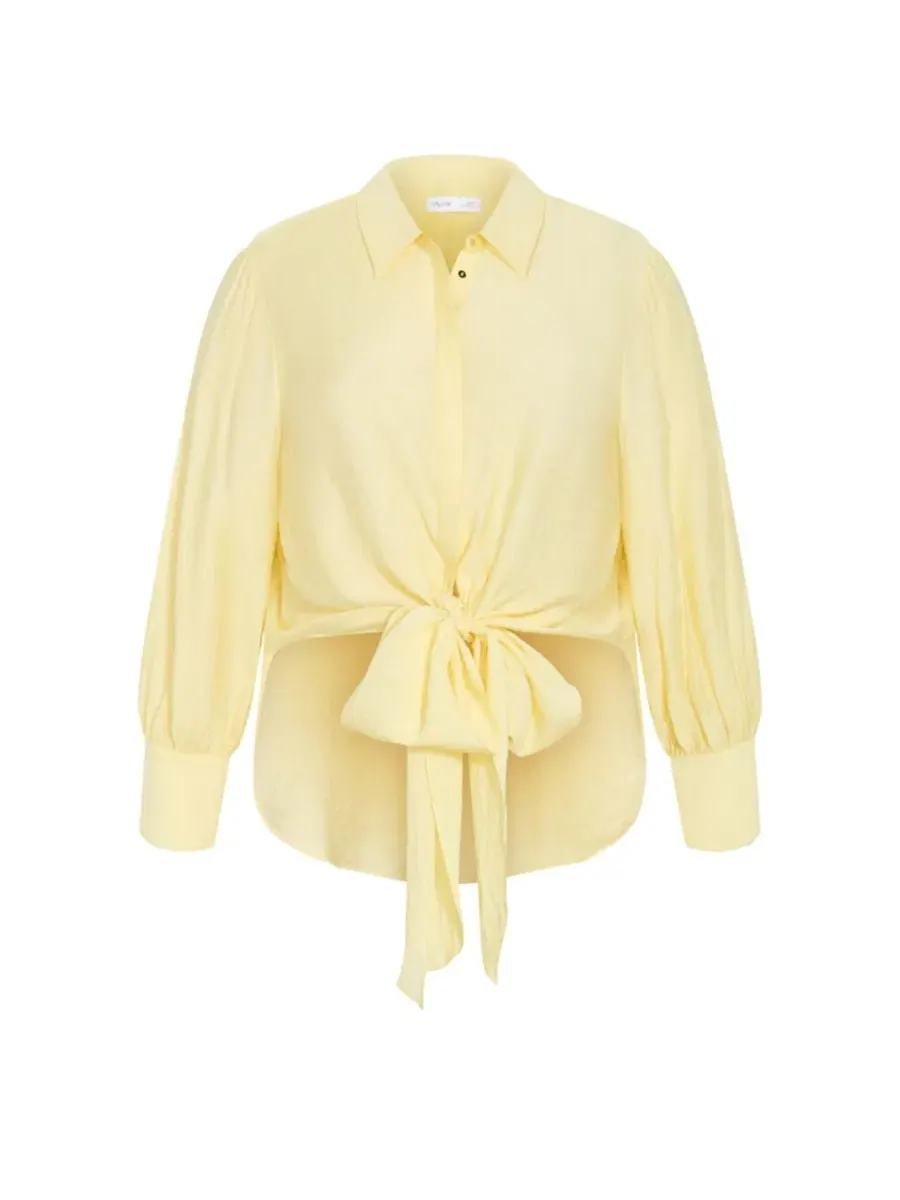 Женская рубашка Rosabella City Chic — изображение 4 из 5, лимонная капля