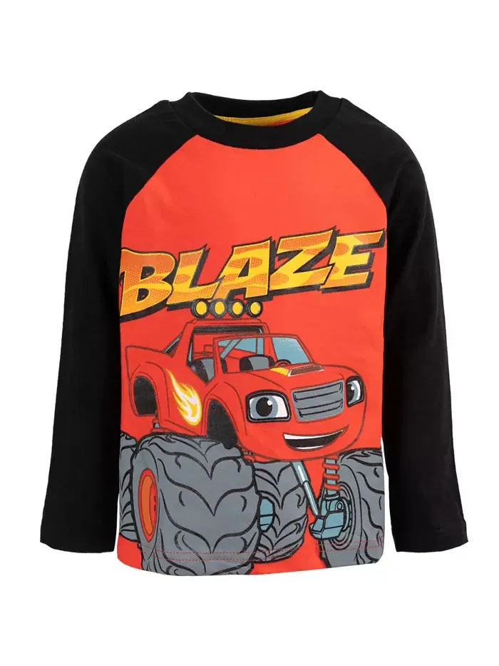 Футболки для мальчиков, 2 шт Blaze and the Monster Machines — изображение 6 из 7, красный/серый