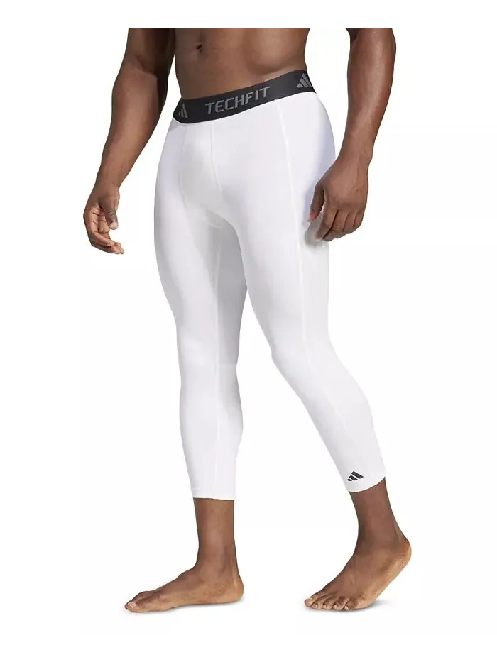 Мужские компрессионные тренировочные тайтсы Techfit 3/4 adidas