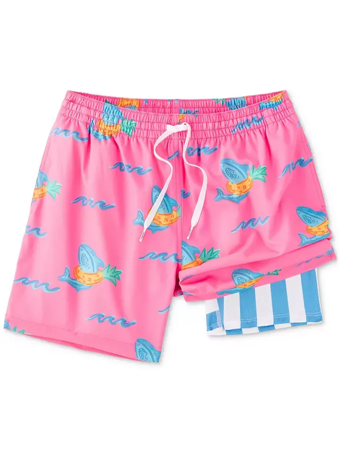 Мужские плавки The Pineapple Floaters 5.5" Chubbies — изображение 1 из 2, розовый