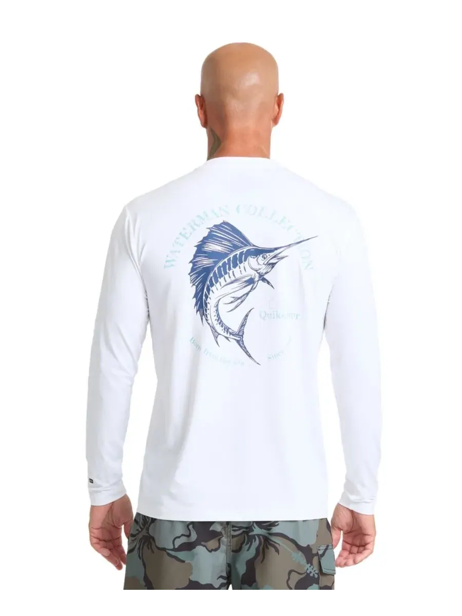 Футболка с длинным рукавом Cool Breeze Quiksilver Waterman — белый