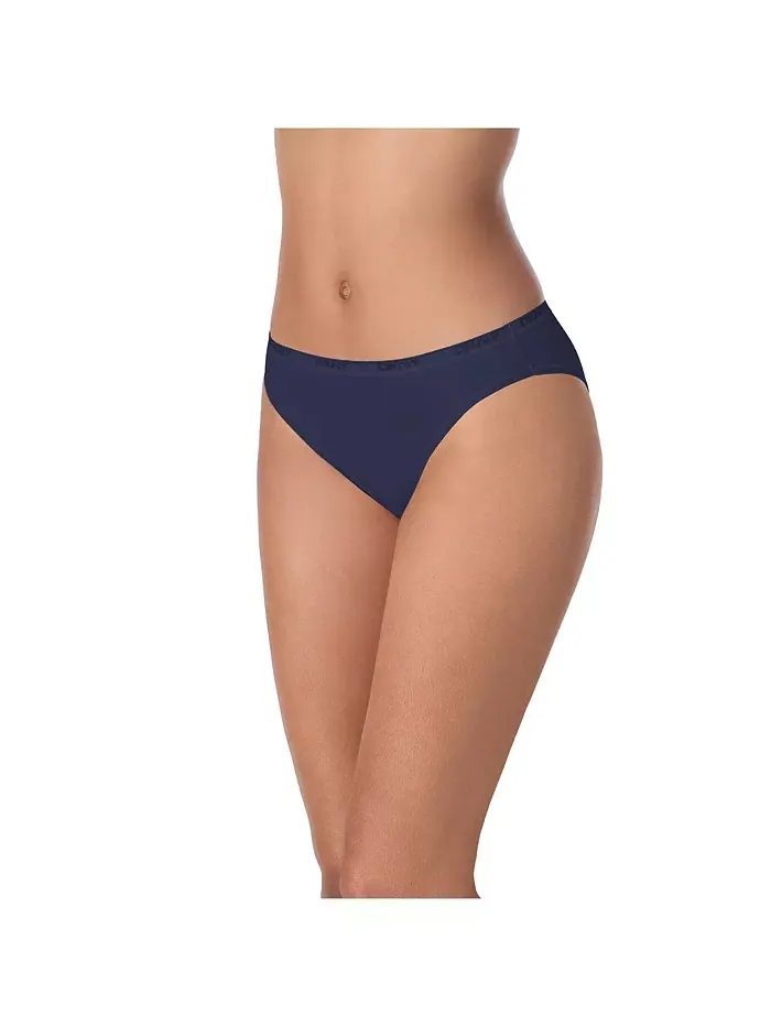 Женский бикини из хлопка и модала, 3 шт. — DK8462P3 DKNY — изображение 3 из 8, синий