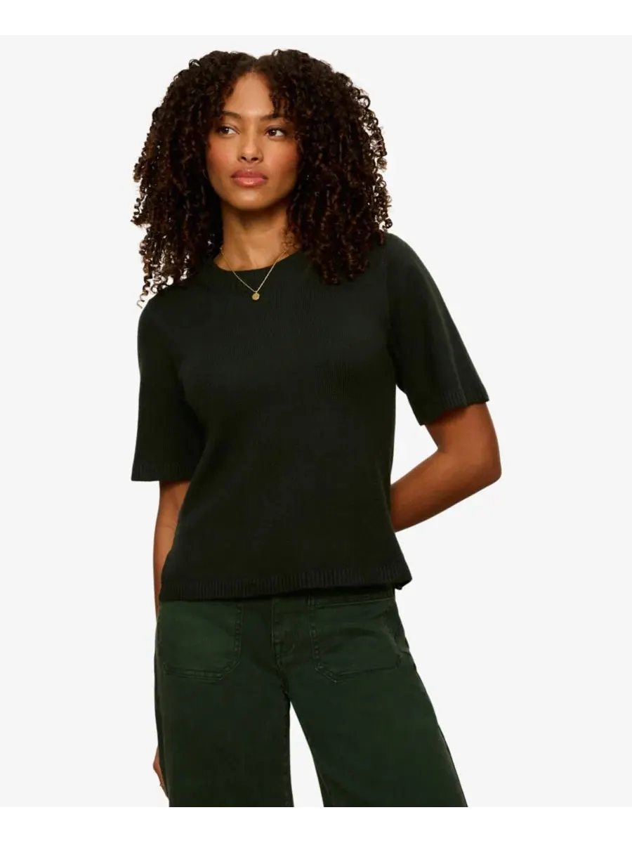Свитшот-футболка Petite Perfect Short-Sleeve Sweater T-Shirt Sanctuary — изображение 1 из 8, лесной