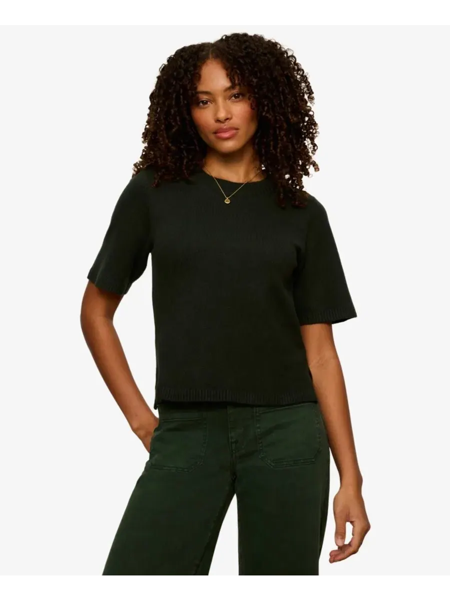 Свитшот-футболка Petite Perfect Short-Sleeve Sweater T-Shirt Sanctuary — изображение 8 из 8, лесной