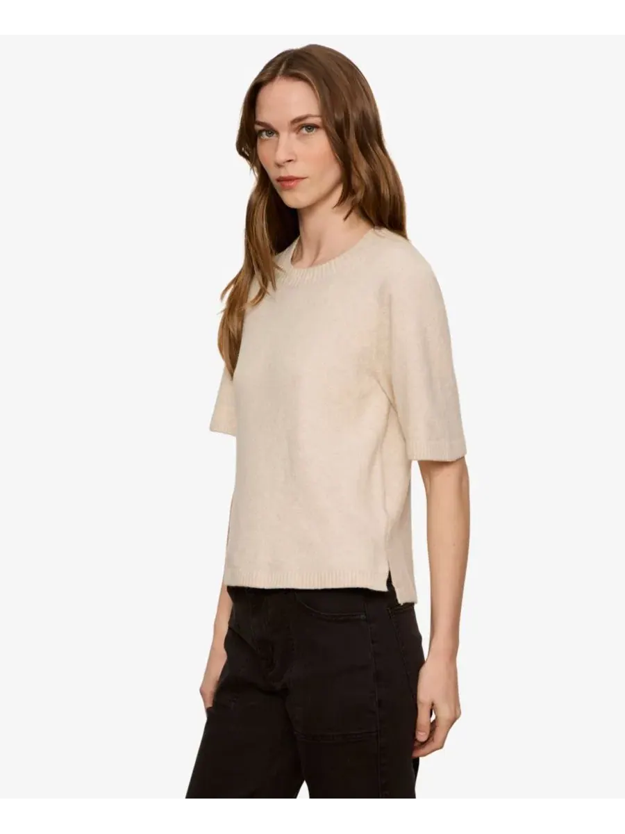 Свитшот-футболка с коротким рукавом Petite Perfect Short-Sleeve Sweater T-Shirt Sanctuary — изображение 3 из 6, ландыш