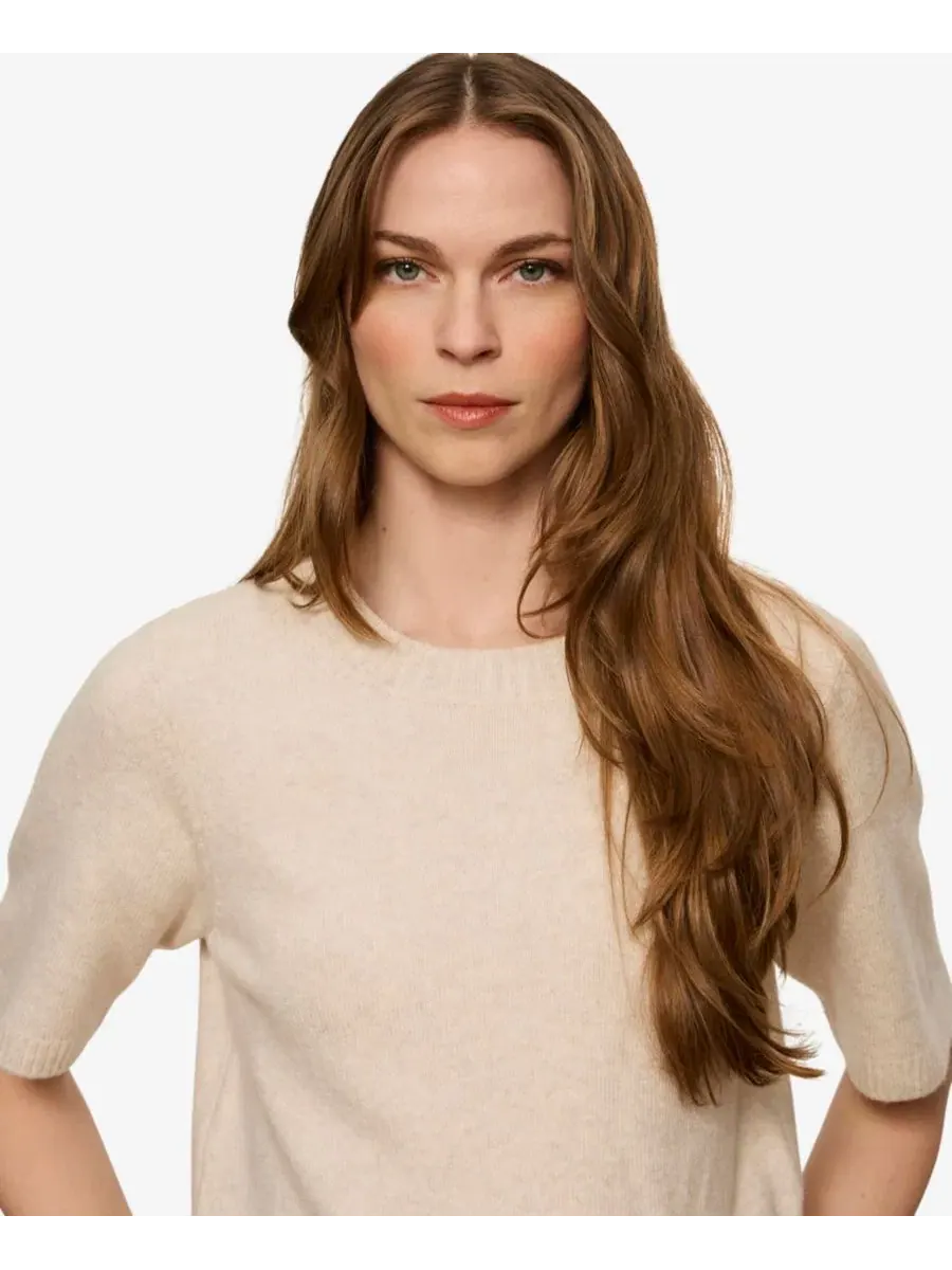Свитшот-футболка с коротким рукавом Petite Perfect Short-Sleeve Sweater T-Shirt Sanctuary — изображение 4 из 6, ландыш