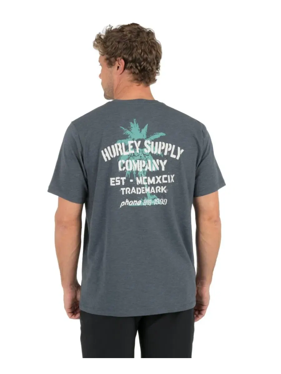 Футболка с коротким рукавом Shape Shack Slub Hurley — изображение 1 из 7, разрушитель