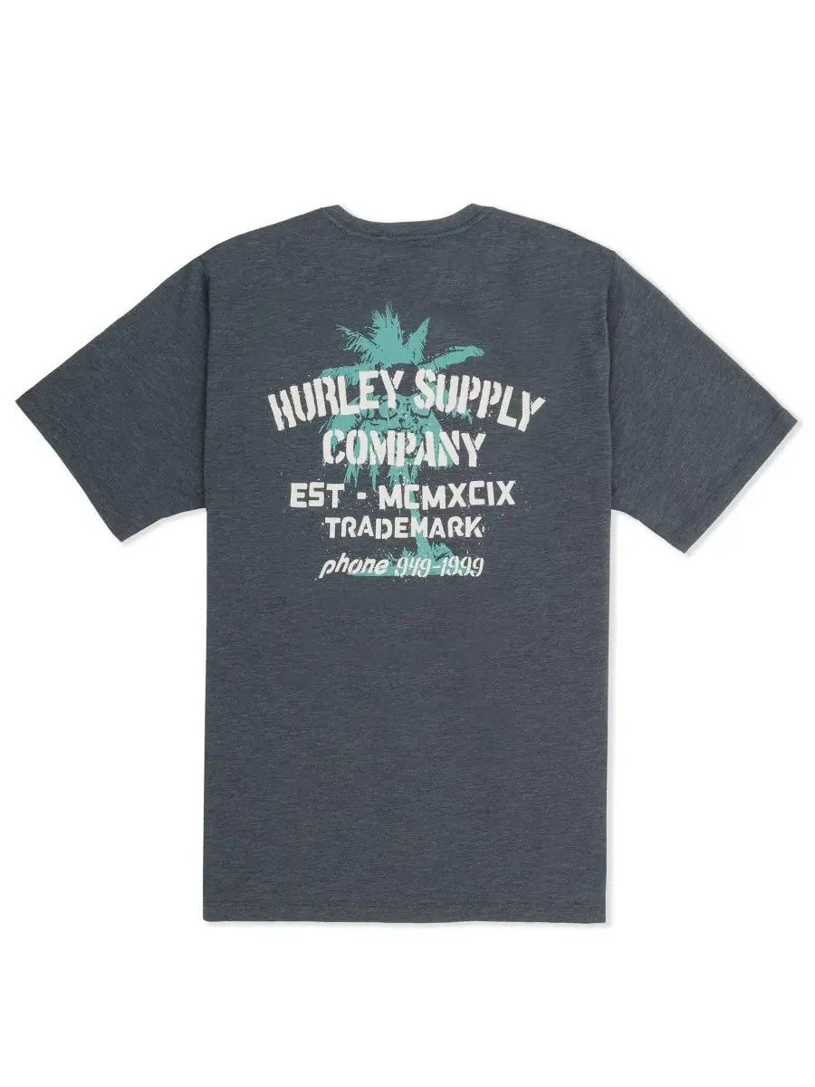 Футболка с коротким рукавом Shape Shack Slub Hurley — изображение 5 из 7, разрушитель
