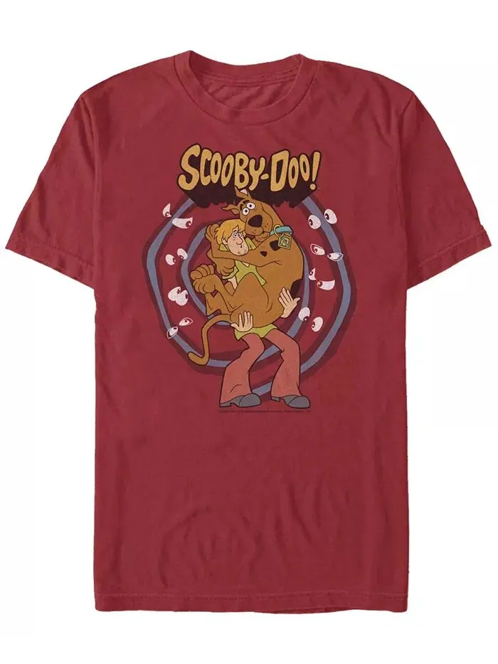 Мужская футболка с коротким рукавом Scooby Doo Rover Here Fifth Sun — изображение 1 из 1, красный