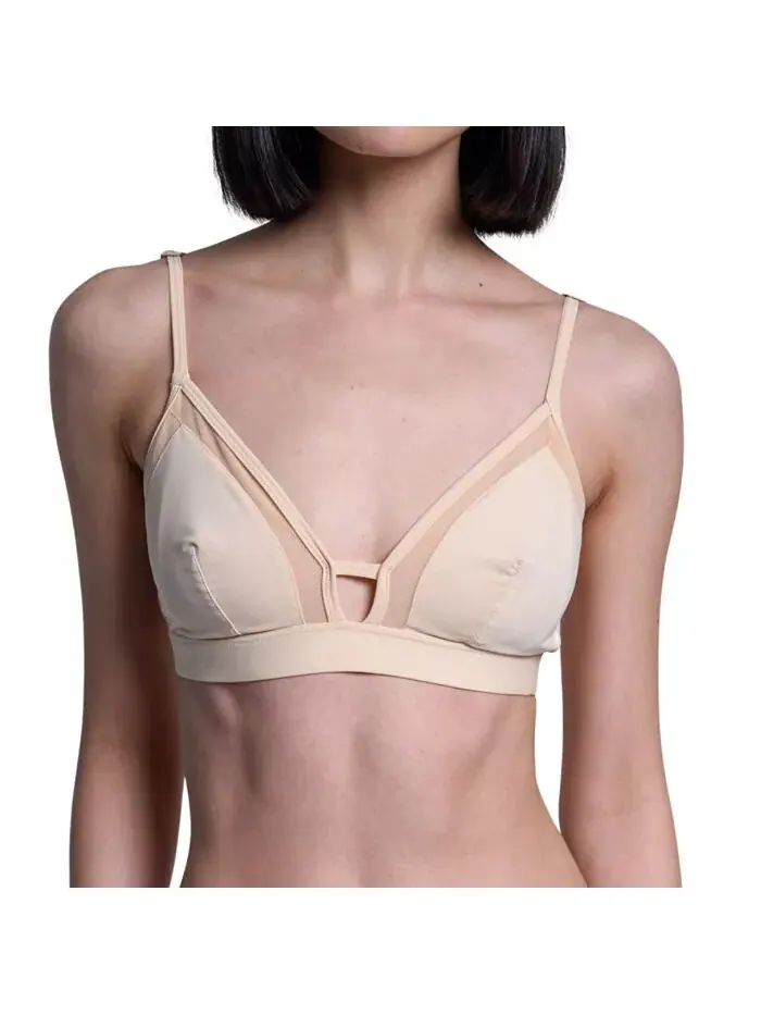 Бюстгальтер-бралетт Plus Size Nude Shade Wireless Comfort Full Covering Naked Rebellion