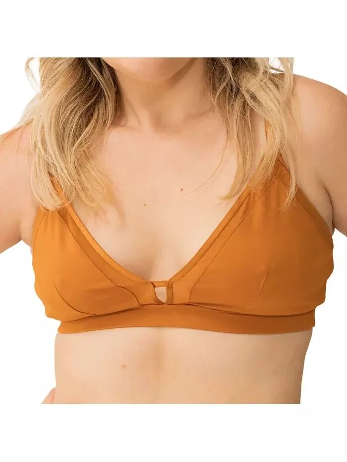 Бюстгальтер-бралетт Plus Size Nude Shade Wireless Comfort Full Covering Naked Rebellion
