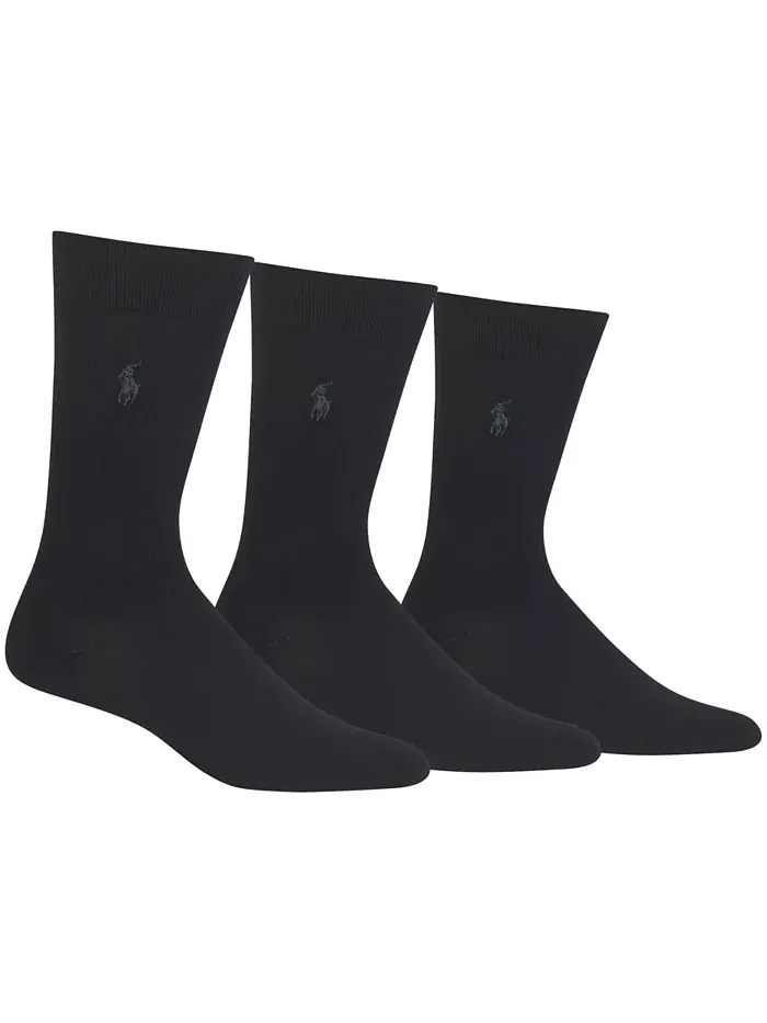 Мужские носки для костюма Supersoft, 3 пары Polo Ralph Lauren