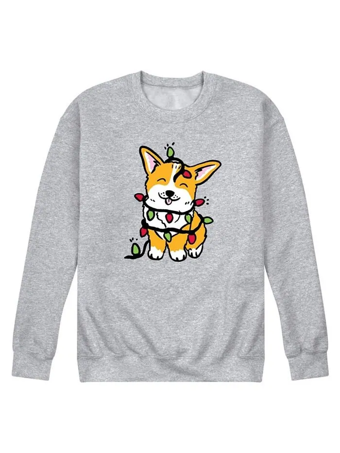 Мужская флисовая футболка Corgi Lights AIRWAVES — изображение 1 из 2, серый