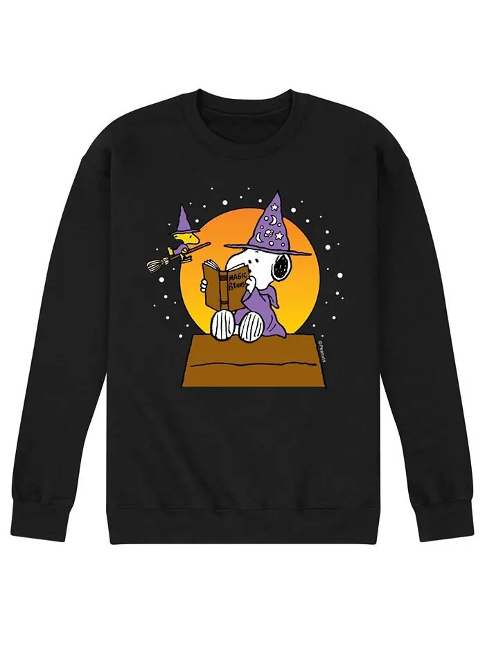 Мужская флисовая футболка Peanuts Snoopy Warlock AIRWAVES — изображение 1 из 2, черный
