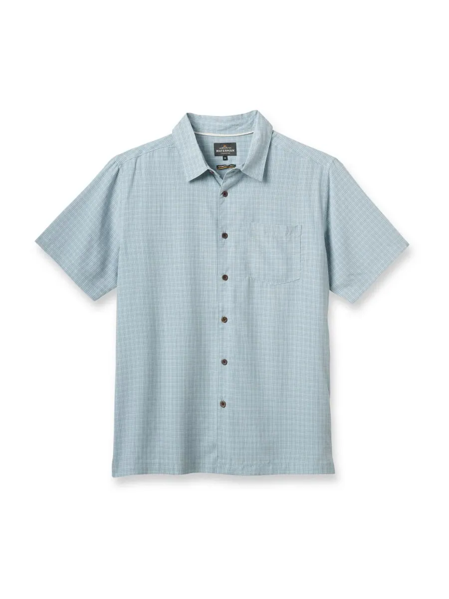 Мужская рубашка Quiksilver Checkmate Regular-Fit Quiksilver Waterman — изображение 1 из 4, синий