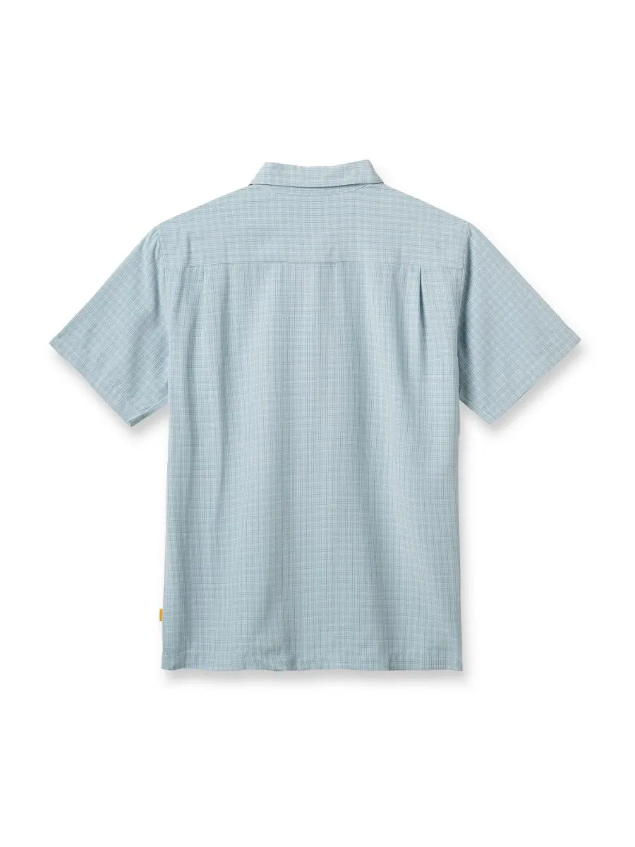 Мужская рубашка Quiksilver Checkmate Regular-Fit Quiksilver Waterman — изображение 2 из 4, синий