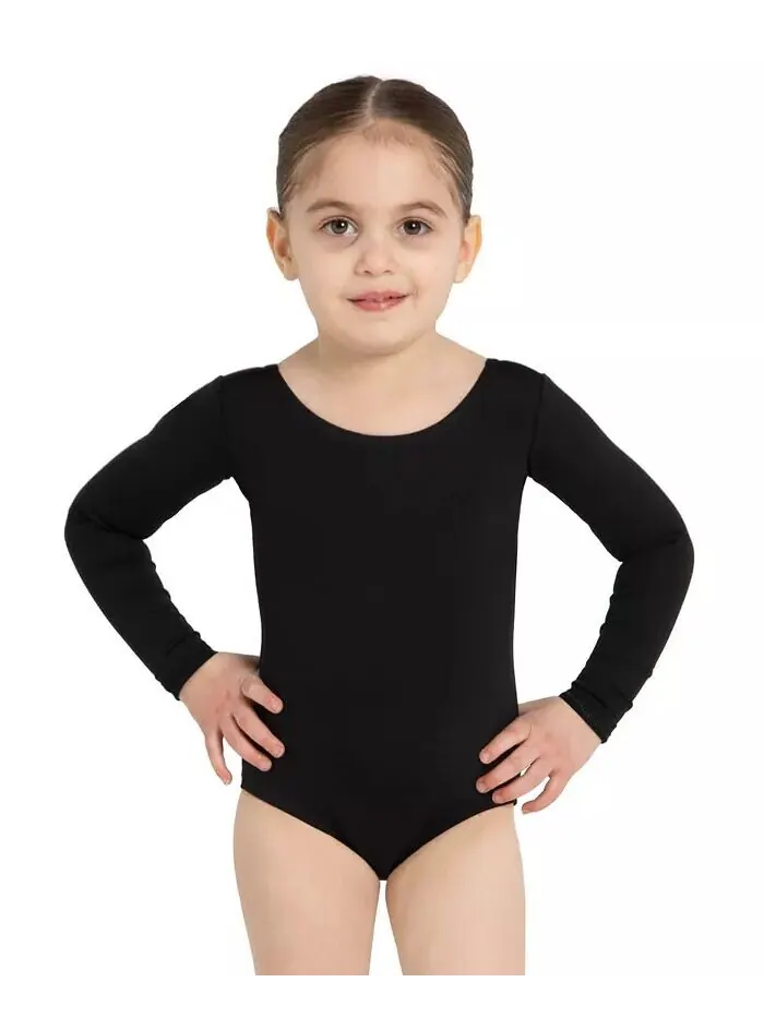 Купальник с длинным рукавом для девочек Capezio