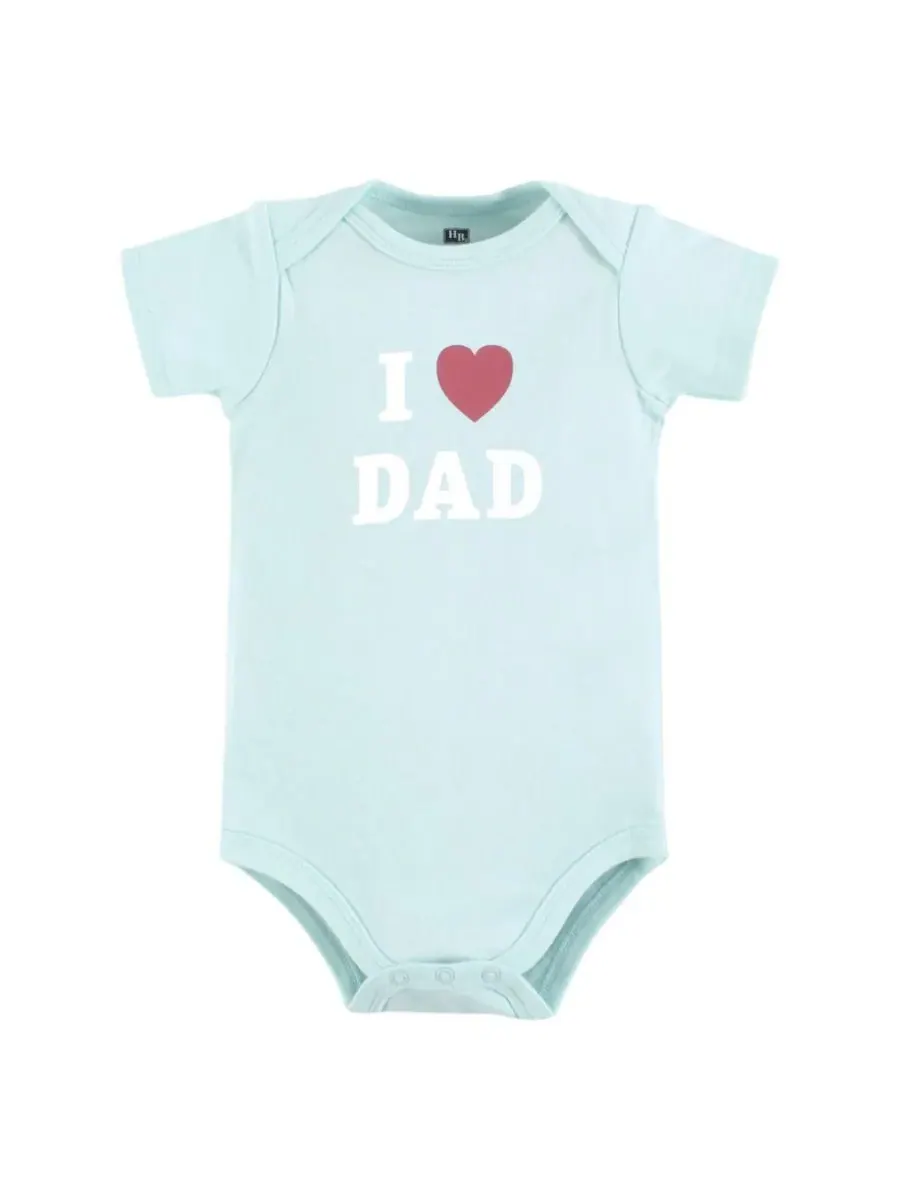 Базовый комплект из 5 предметов: хлопковый боди Hudson Baby, Girl Abstract — изображение 5 из 7