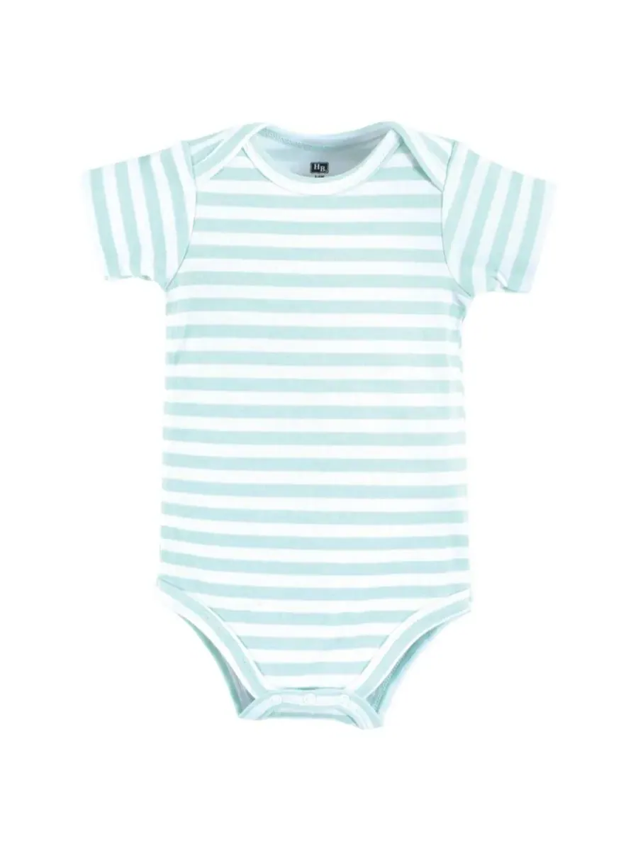 Базовый комплект из 5 предметов: хлопковый боди Hudson Baby, Girl Abstract — изображение 7 из 7