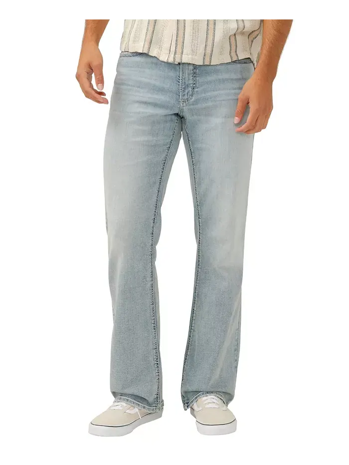 Мужские джинсы Zac Relaxed Fit Straight Leg Silver Jeans Co. — изображение 1 из 10, синий