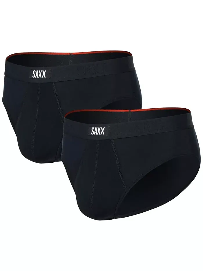 Мужские боксеры Vibe Xtra Soft Comfort 2-Pk Saxx — изображение 1 из 3, черный