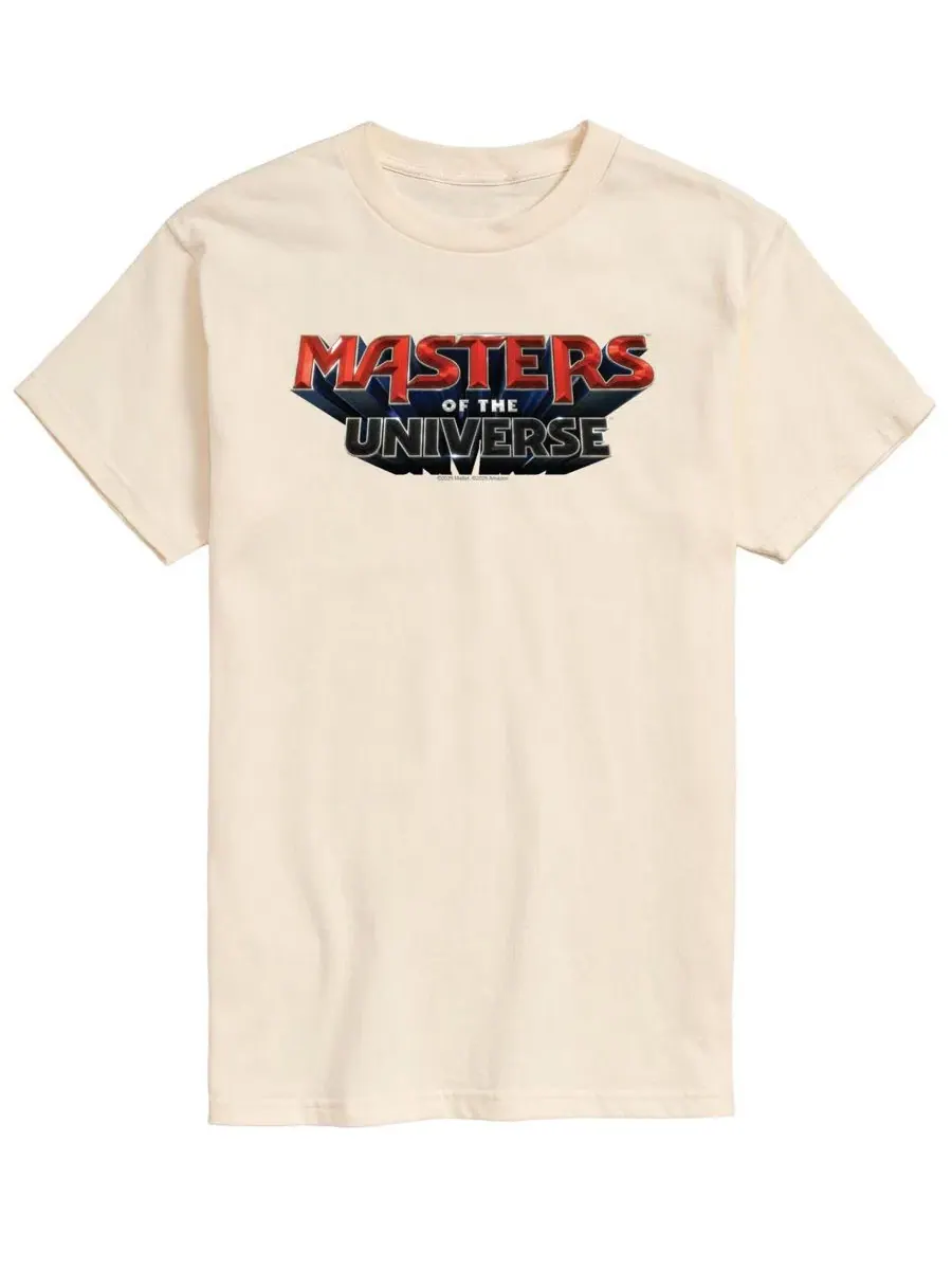 Футболка с принтом Masters Of The Universe Logo AIRWAVES — изображение 1 из 3, бежевый