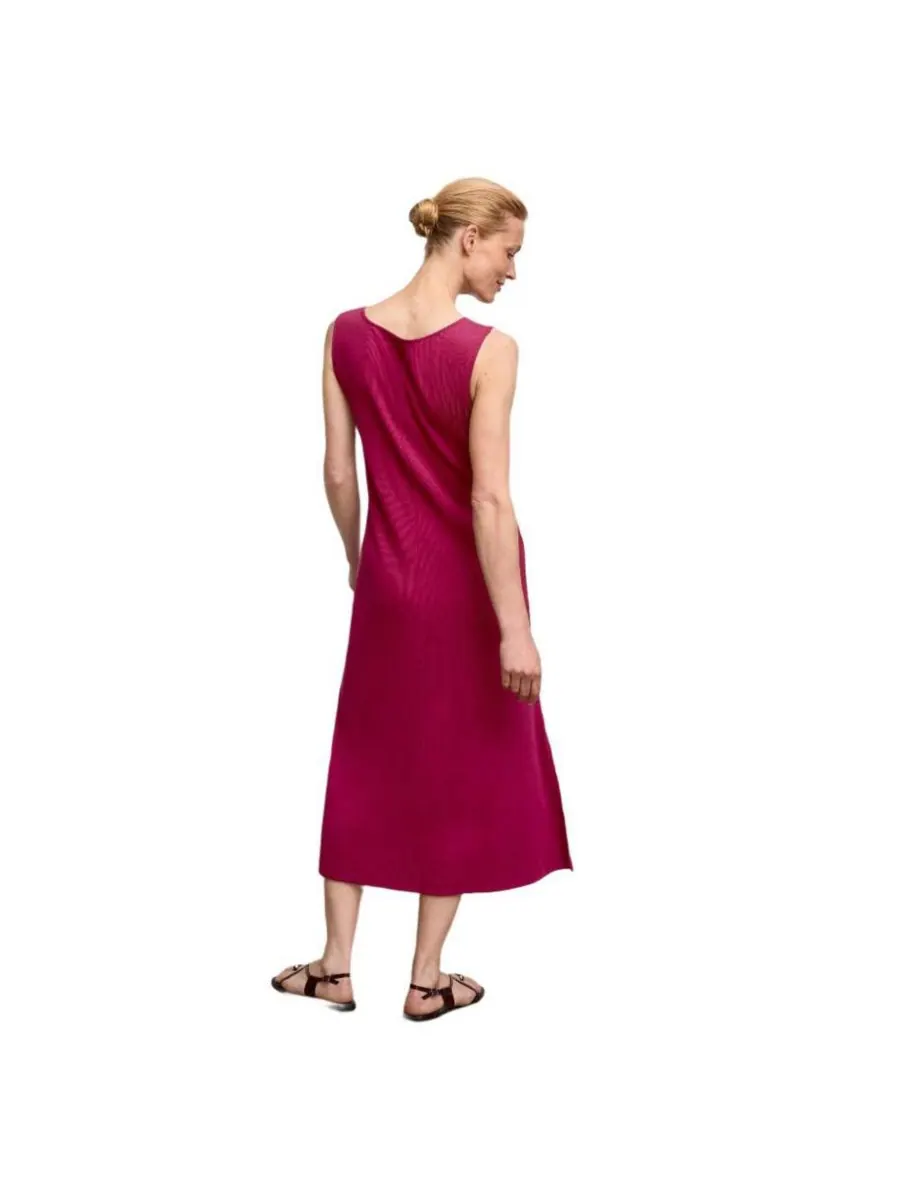 Женское платье Milano Drape из плюша и пима MMLaFleur — изображение 3 из 5, розовый