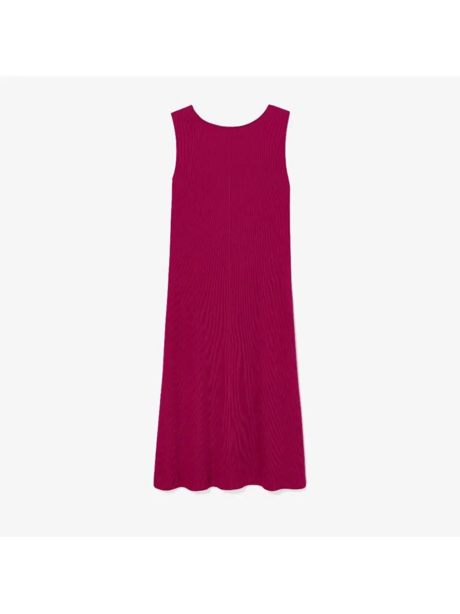 Женское платье Milano Drape из плюша и пима MMLaFleur — изображение 5 из 5, розовый