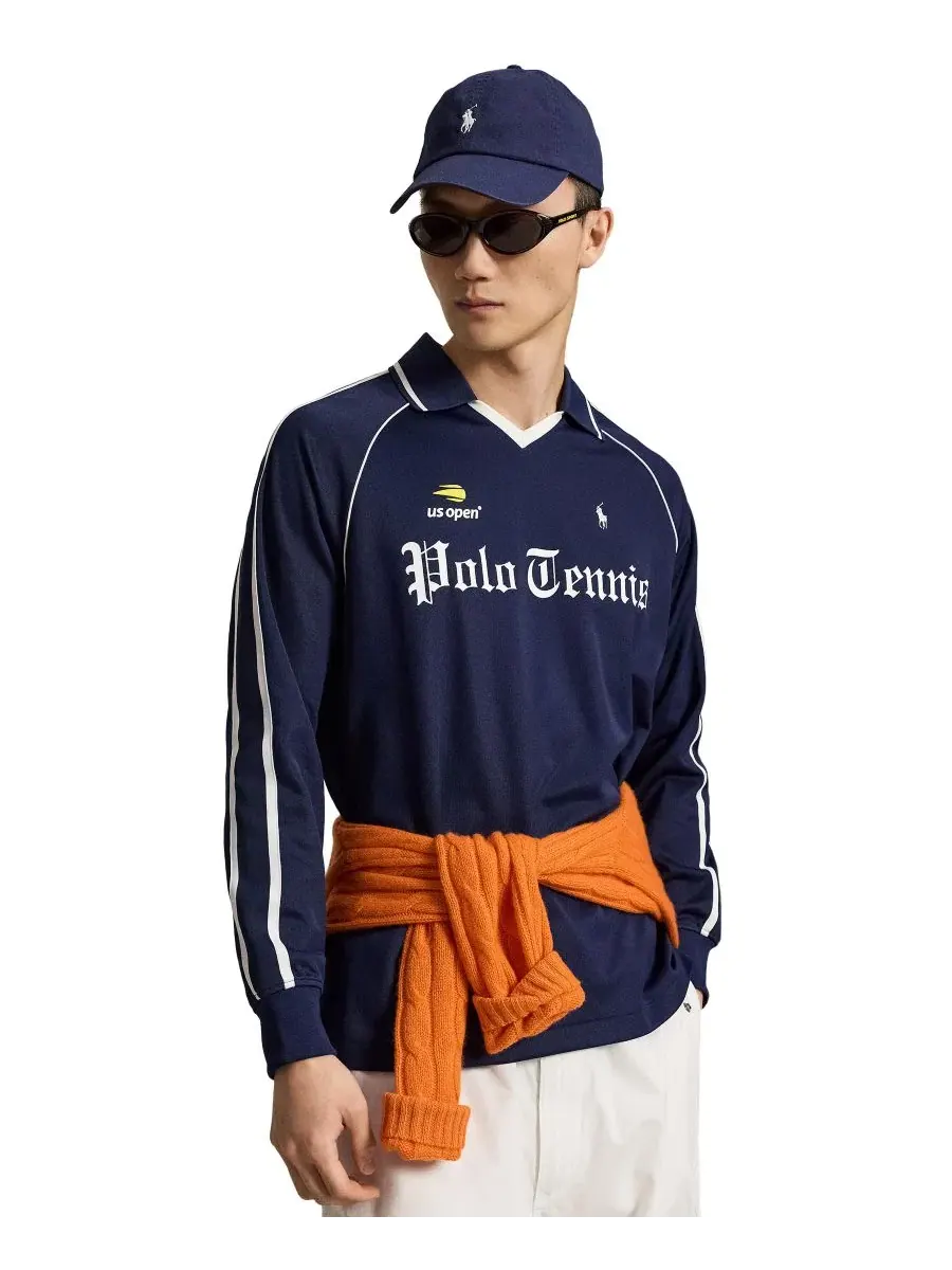 Пуловер из трикотажа с принтом Polo Tennis Polo Ralph Lauren