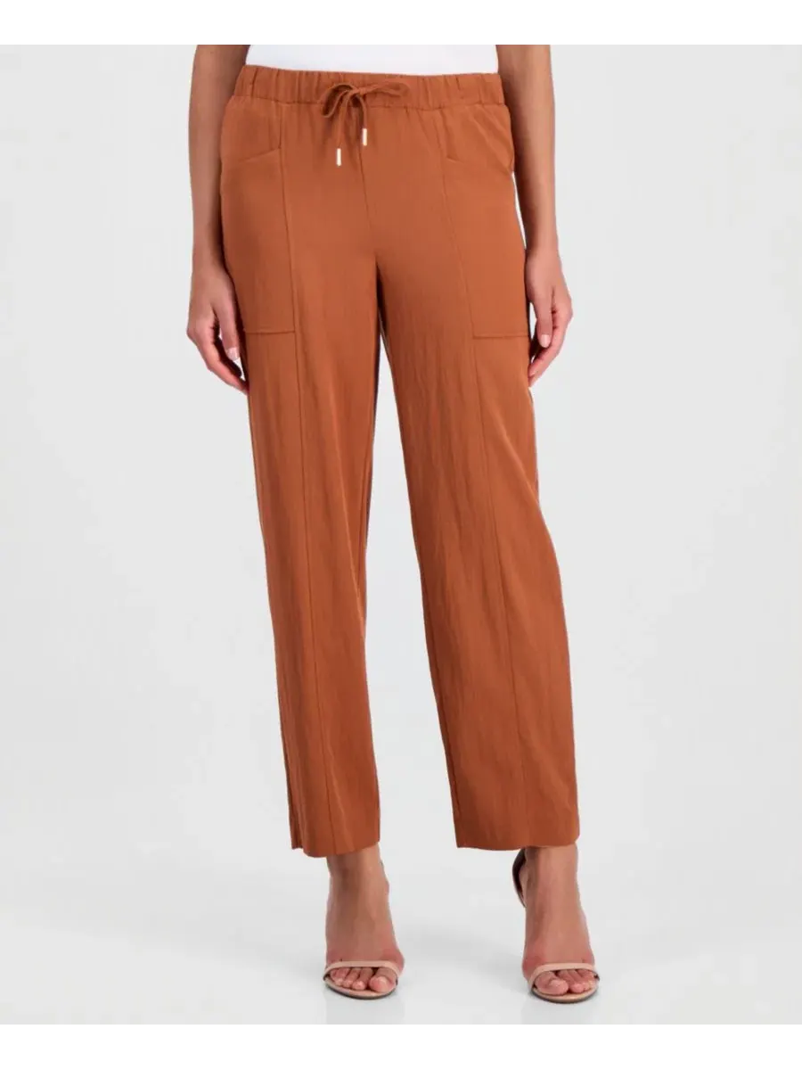Комплект из топа без рукавов и брюк прямого кроя Anne Klein, Cedar Spice — изображение 1 из 4