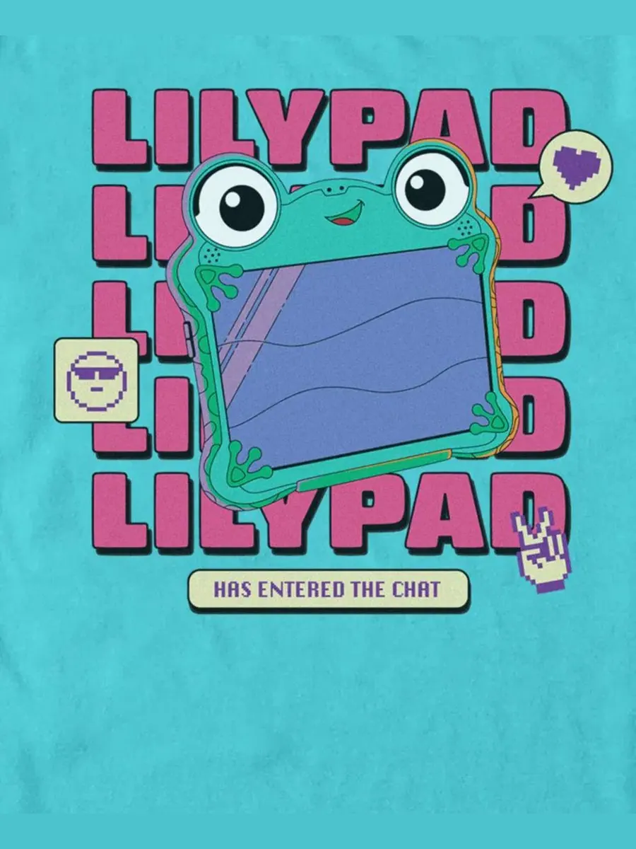 Футболка с коротким рукавом и принтом Lilypad Squad Fifth Sun — изображение 3 из 3, синий