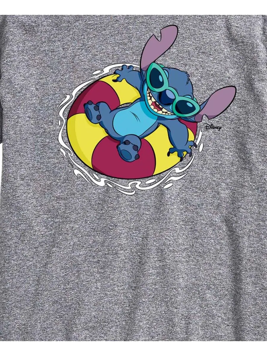 Футболка с принтом Lilo and Stitch Tube Floaty Graphic AIRWAVES — изображение 3 из 3, приглушенный