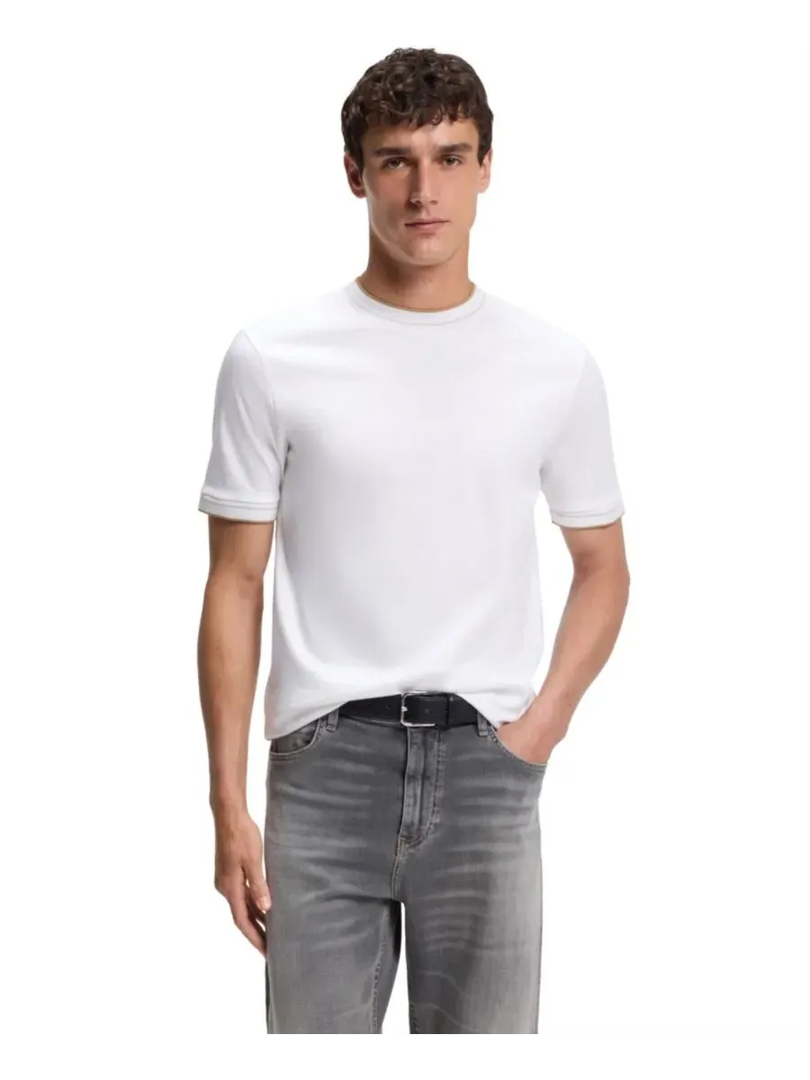 Футболка с коротким рукавом, Slim Fit Hugo Boss — изображение 1 из 5, белый