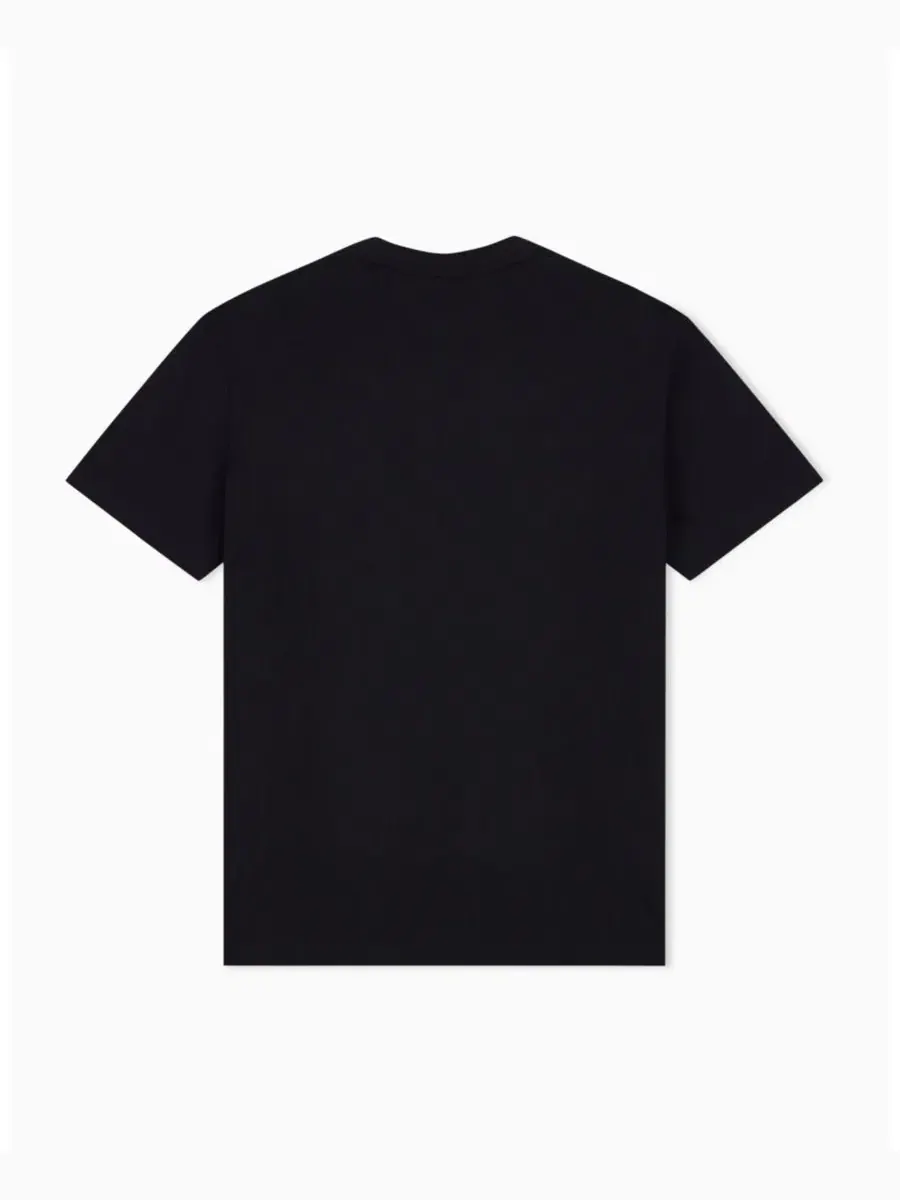 Футболка с принтом Multi Logo Box A|X Armani Exchange — изображение 4 из 8, черный