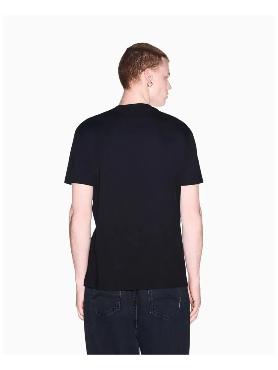 Футболка с принтом Multi Logo Box A|X Armani Exchange — изображение 5 из 8, черный
