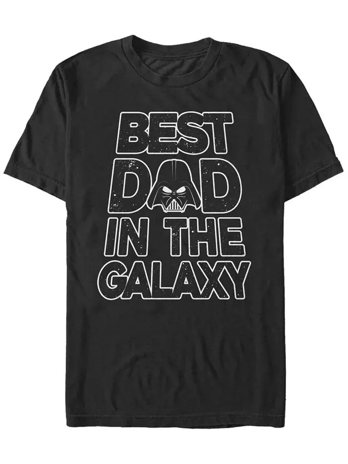 Мужская футболка Galaxy Dad с коротким рукавом и надписью Crew Fifth Sun — изображение 1 из 1, черный