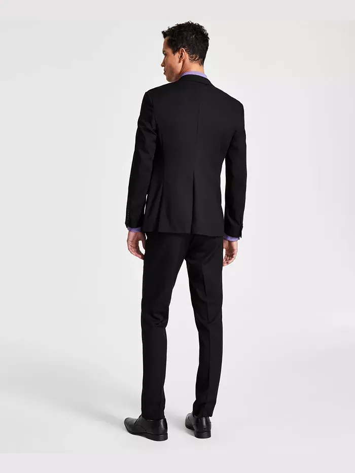 Мужской костюм Ready Flex Slim-Fit Kenneth Cole Reaction — изображение 2 из 12, черный