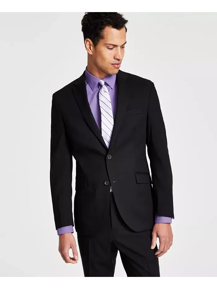 Мужской костюм Ready Flex Slim-Fit Kenneth Cole Reaction — изображение 6 из 12, черный