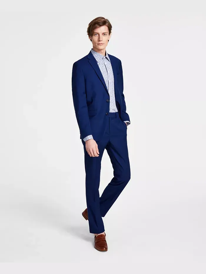 Мужской костюм Ready Flex Slim-Fit Kenneth Cole Reaction — изображение 1 из 1, синий