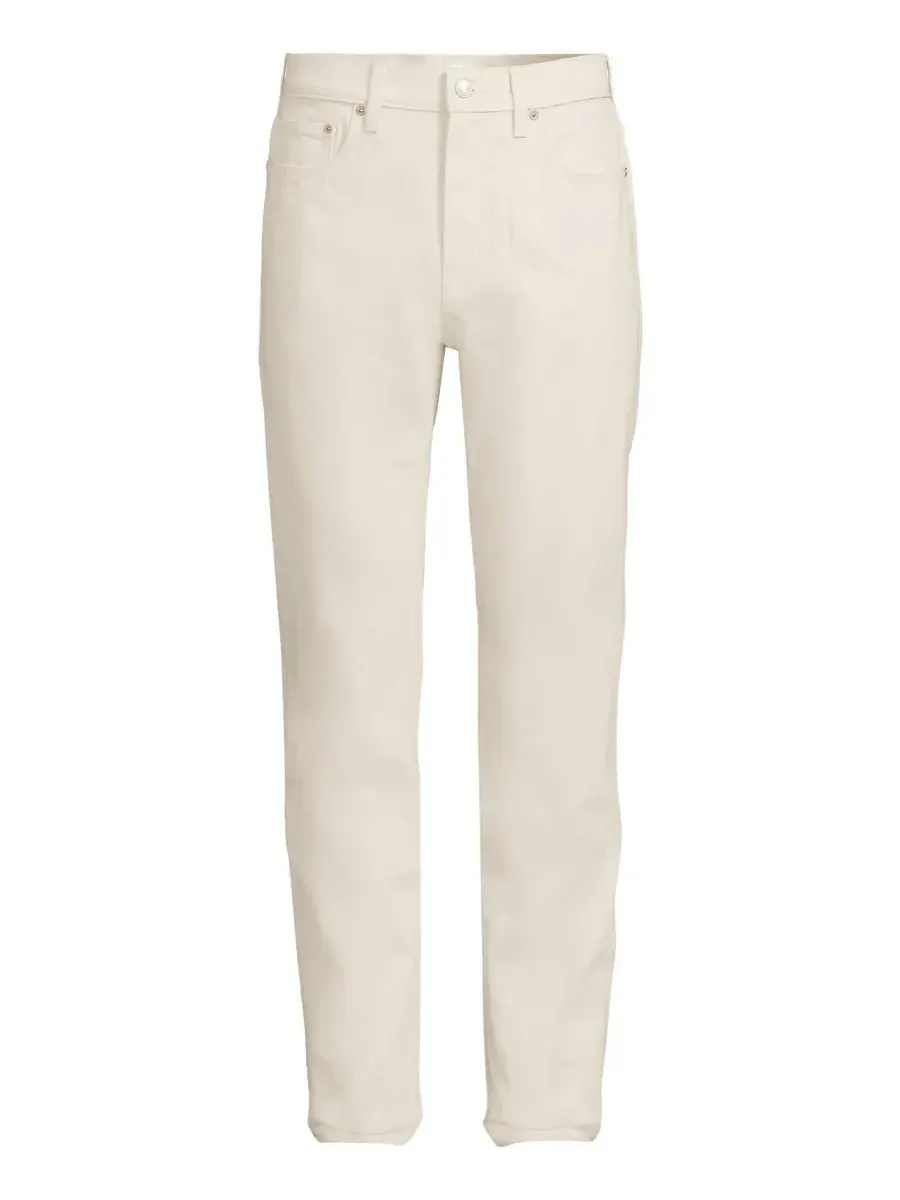 Мужские джинсы Stretch Slim Fit Natural Jean Lands' End — изображение 3 из 4, натуральный